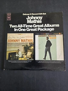 Johnny Mathis Two All-Time Great Albums In One Great Package Double Double LP's - Picture 1 of 3