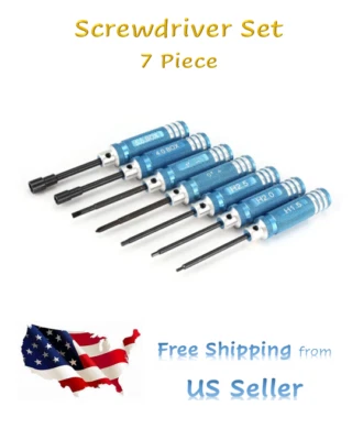 1.5mm 2.0mm 2.5mm 4.0BOX 5.5BOX Hex Screwdrivers Tool Kit for RC Car or Drones - Image 1 of 4