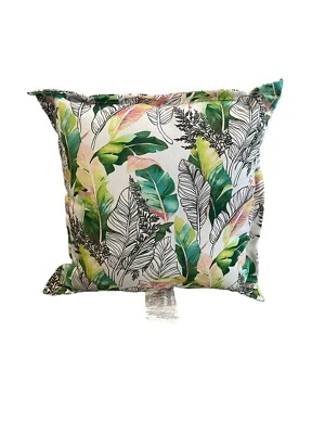New Allen + Roth Capello Palm Square Throw Pillow  20” X 20” - Image 1 of 4
