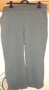 L. L. BEAN DUNKELGRAUE FRENCH TERRY PULL-ON CAPRI HOSE NEU GR. L - Bild 1 von 8