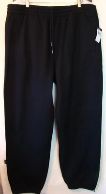 NUEVO Pantalones deportivos Sean John para hombre negros DE COLECCIÓN con cremallera al tobillo con cordón TALLA 3XL D113 Foto 1 de 4