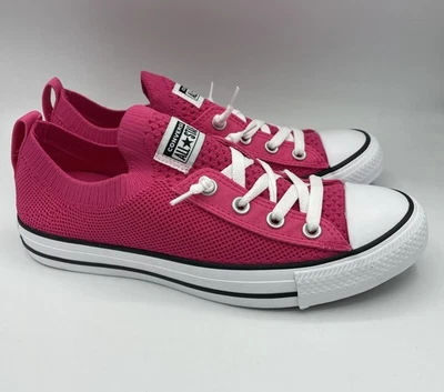 Zapatilla deportiva Converse Unisex Chuck Taylor AllStar Shoreline Tejida, Rosa Brillante, Talla 9US Foto 1 de 4