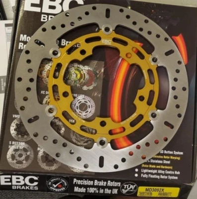 EBC MD3092X 310MM FRONT BRAKE DISC FITS SUZUKI DL1000 V STROM 2014-2020 - Image 1 of 2