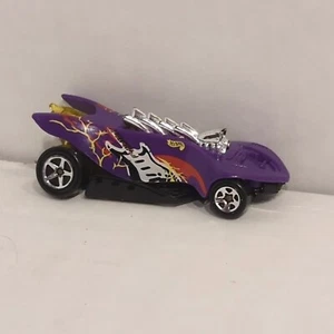 Hot Wheels #571 Turbo Flame 1997 serie Rockin Rods 1:64 #3/4 - Imagen 1 de 5