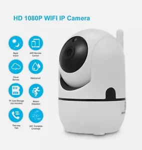TELECAMERA Sicurezza YOOSEE INTERNA 1080P WIFI Infrarossi Rileva Movimenti Audio - Foto 1 di 15