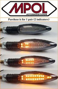 Heck Kerzenbogen LED sequentielle Blinker für Kawasaki ER-6F - 2005-2016 - Bild 1 von 12