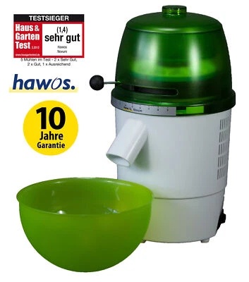 Hawos Getreidemühle Novum Kornmühle Testsieger für moderne Küchen - grün/weiß - Bild 1 von 3