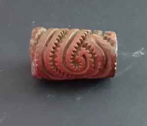 Pre-Columbian Mayan Terracotta Roller Seal ~ C.500 - 900AD - Picture 1 of 4