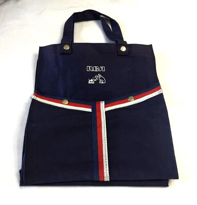 RCA Collectable Advertising  Red White & Blue Tote Bag w Pockets  13 X 14 X 4 - Image 1 of 3