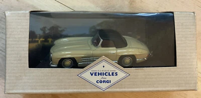 Classic Vehicles From Corgi 96415 Mercedes 300 Soft Top Ivory Model Car - Image 1 of 4