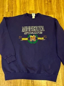 *Felpa girocollo vintage Minnesota State Screaming Eagles taglia 2XL Coach TV - Foto 1 di 9