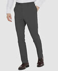 $135 Dkny Men's Gray Solid Modern-Fit Stretch Trousers Dress Pants Size 34W 32L