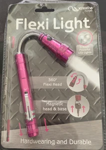 Pocket Metal LED Flexi Light Torch 17cm - 56cm 360 Magnetic Head Base Lifts 1kg - Picture 1 of 10