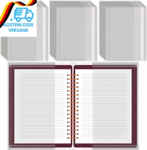 Buchumschlag A4 Transparent,20 Stück Heftumschläge A4 Transparent,Buchhülle & Um - Bild 1 von 12