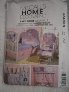 McCall's Pattern #M4855 Infant Quilt Bumpers Curtain Dust Ruffle more UNCUT - Picture 1 of 2