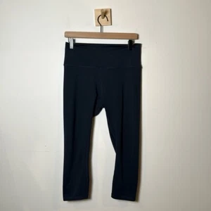 TYR Youth Girls Navy Leggings size 10/12 - Picture 1 of 6