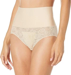 Maidenform womens Tame Your Tummy Shaping Lace Nude M - Picture 1 of 5