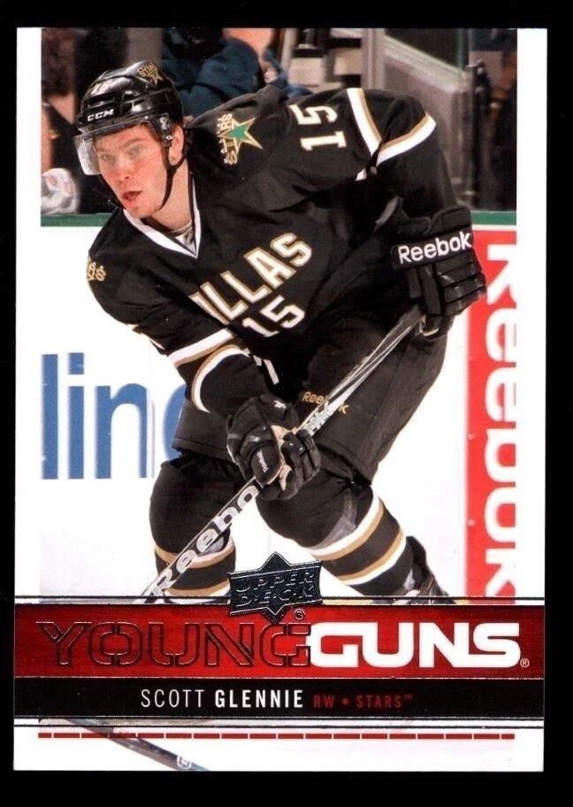 SCOTT GLENNIE STARS  MINT YOUNG GUNS ROOKIE RC SP 2012-13 UPPER DECK #221 - Image 1 of 1