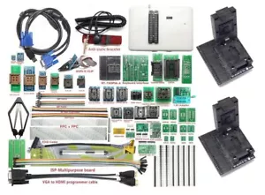 RT809H EMMC NAND FLASH Programmer With 51 Adapters Plus BGA63 and BGA64 Sockets - Picture 1 of 1