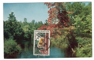 #1122 Forest Conservation 1958 FDC - Serviced Postcard - Image 1 of 2