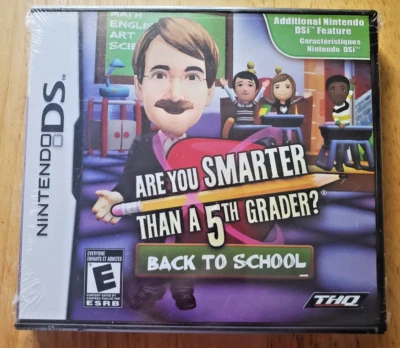Are You Smarter than a 5th Grader? Back To School Nintendo DS Videogame New - Image 1 of 2