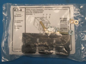 (1) PDG2X3TS225 EATON PDG2 3-POLIGER SCHRAUBKLEMME ENDKAPPE KIT NEU - Bild 1 von 3