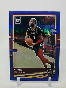 2020-21 Panini Optic Basketball Andre Drummond Purple Prizm #120 Cleveland Cavs - Picture 1 of 2
