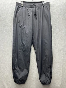 LL Bean Pants Mens Size Large TALL Black Stowaway Rain Nylon Goretex 90s - Picture 1 of 14