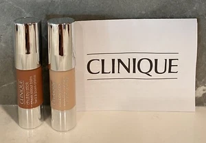 Clinique Chubby Stick Amp'd Up Apple Blush and Sculpting Highlighter Cheeky Duo - Picture 1 of 2
