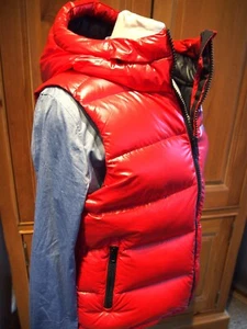 Chaleco con capucha HEAD para mujer Rebels fase estelar nuevo con etiquetas grande $260 rojo metálico - Imagen 1 de 14