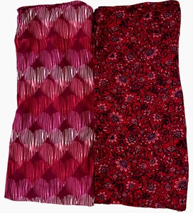 LuLaRoe Leggings Lot of 2 Hearts Flowers Red/Pink TC Tall Curvy Valentine ZV9 - Picture 1 of 3