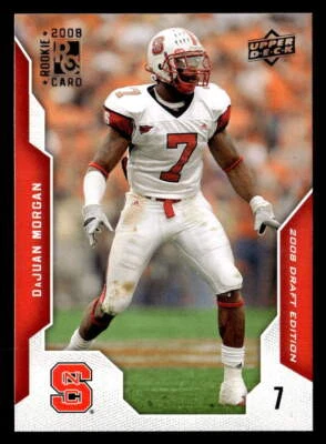 DaJuan Morgan 2008 Upper Deck Draft Edition Rookie Card #32 NC State Wolfpack - Image 1 of 2