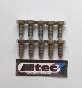 5/16 x 3/4" UNF Stainless Steel (A2) Hex Set Bolt Imperial Bolts (10 Pack) - Picture 1 of 2