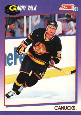 1991-92 Score American Garry Valk #195 - Image 1 of 2