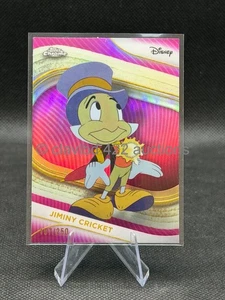 2025 TOPPS DISNEY CHROME - Jiminy Cricket 86 Pink Refractor #/250 pinocchio - Picture 1 of 2