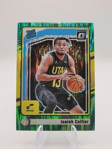 💥2024-25 Donruss Optic Isaiah Collier RC Green Shock Prizm /149 #295 Jazz💥 - Picture 1 of 3