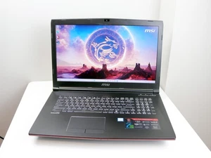 MSI GAMING 17.3 GE72 Intel Core i7-7700HQ 16GB DDR4 512GB SSD+1TB HDD GTX 1060 - Picture 1 of 6
