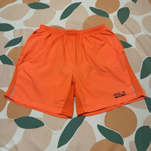 Pantalones Cortos Polo Sport Ralph Lauren Para Hombre Medianos Naranja Forrados Correr Atletismo - Imagen 1 de 15