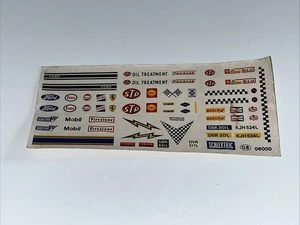 Vintage 70er 80er Scalextric Slotcar Aufkleber Racing Sticker Ford Escort Mirage  - Bild 1 von 9