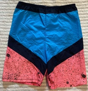 Vintage 90s Bright Creek Swiming Trunks Size Youth M 10/12 - Picture 1 of 6