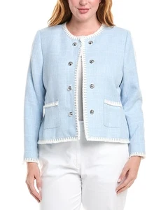 Chaqueta para mujer Tahari Asl Plus con borlas - Imagen 1 de 4
