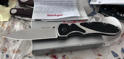 Kershaw 2445 Salvo Folding Knife Sandvik 14C28N, Made in USA - Image 1 of 4