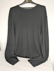 Polo Ralph Lauren Mens  XXL Crew Neck Sweater Black Pima Cotton Long Sleeve - Picture 1 of 8