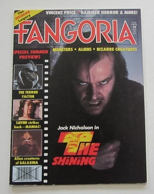 FANGORIA Magazine #7 (1980) Jack Nicholson in The Shining Tom Savini VTG HORROR - Image 1 of 4