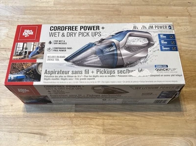 Dirt Devil QuickFlip Handheld Cordless Wet & Dry Vacuum Cleaner - New - Image 1 of 2