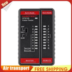 RJ45 RJ11 Network Cable Tester Continuity Tester Ethernet Wire Test Tool UK - Photo 1/10