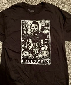 Halloween Michael Myers Dr. Loomis Laurie Strode Grafik T-Shirt Herren Large " - Bild 1 von 3