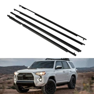 For 2010-2021 Toyota 4Runner Outside Window Weatherstrip Seal Belt Moulding 4Pcs - Picture 1 of 9