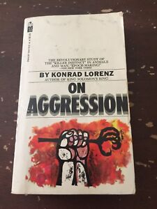 1970 On Aggression par Konrad Lorenz Bantam Matrix livre de poche 9e impression