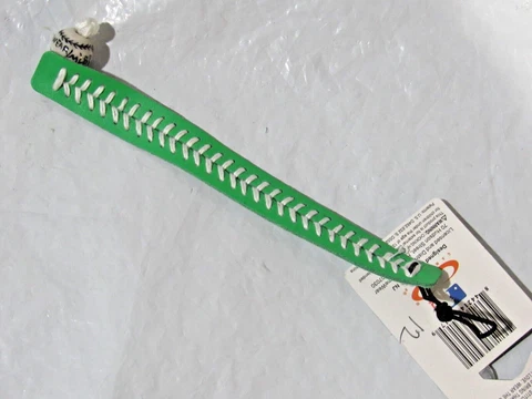 Blank Green w/White Stitching Team Baseball Seam Bracelet Cover
